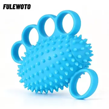 Bóng trị liệu ngón tay FILEWOTO, Bóng tập thể dục tay nhím silicon cách ngón tay, Massage cơ bắp Phục hồi chức năng ngón tay Bóp giảm căng thẳng Huấn luyện viên sức mạnh