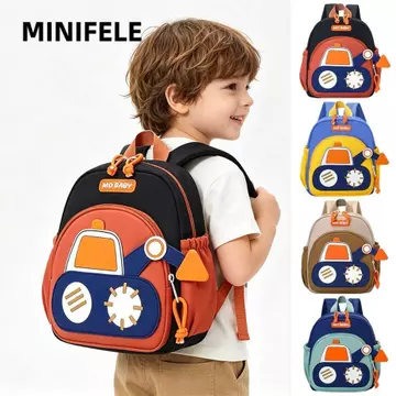 Ba lô trẻ mới biết đi MINIFELE cho bé trai, Ba lô mẫu giáo chống nước, Ba lô mở rộng Mini chống mài mòn bền Ba lô trẻ em dành cho trẻ sơ sinh