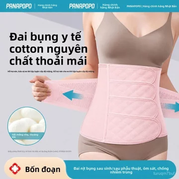 Đai nịt bụng hậu sản dùng cho sinh thường sinh mổ, đai bụng mỏng mùa hè cho mẹ bầu sau sinh