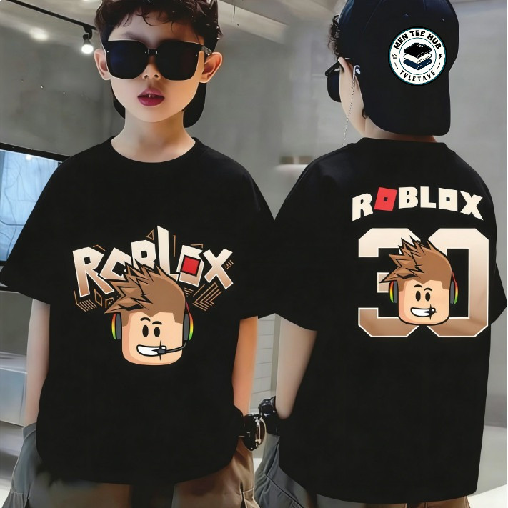 [Giao hàng 24 giờ] Áo thun trẻ em / Cotton 1 / ROBLOX Series 4 / Size dành cho trẻ từ 1-12 tuổi