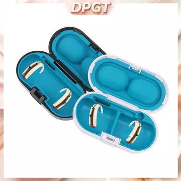 [DPGT] Hộp trợ thính di động Máy trợ thính cứng bảo vệ cứng Hộp lưu trữ cho bộ khuếch đại âm thanh Phụ kiện máy trợ thính