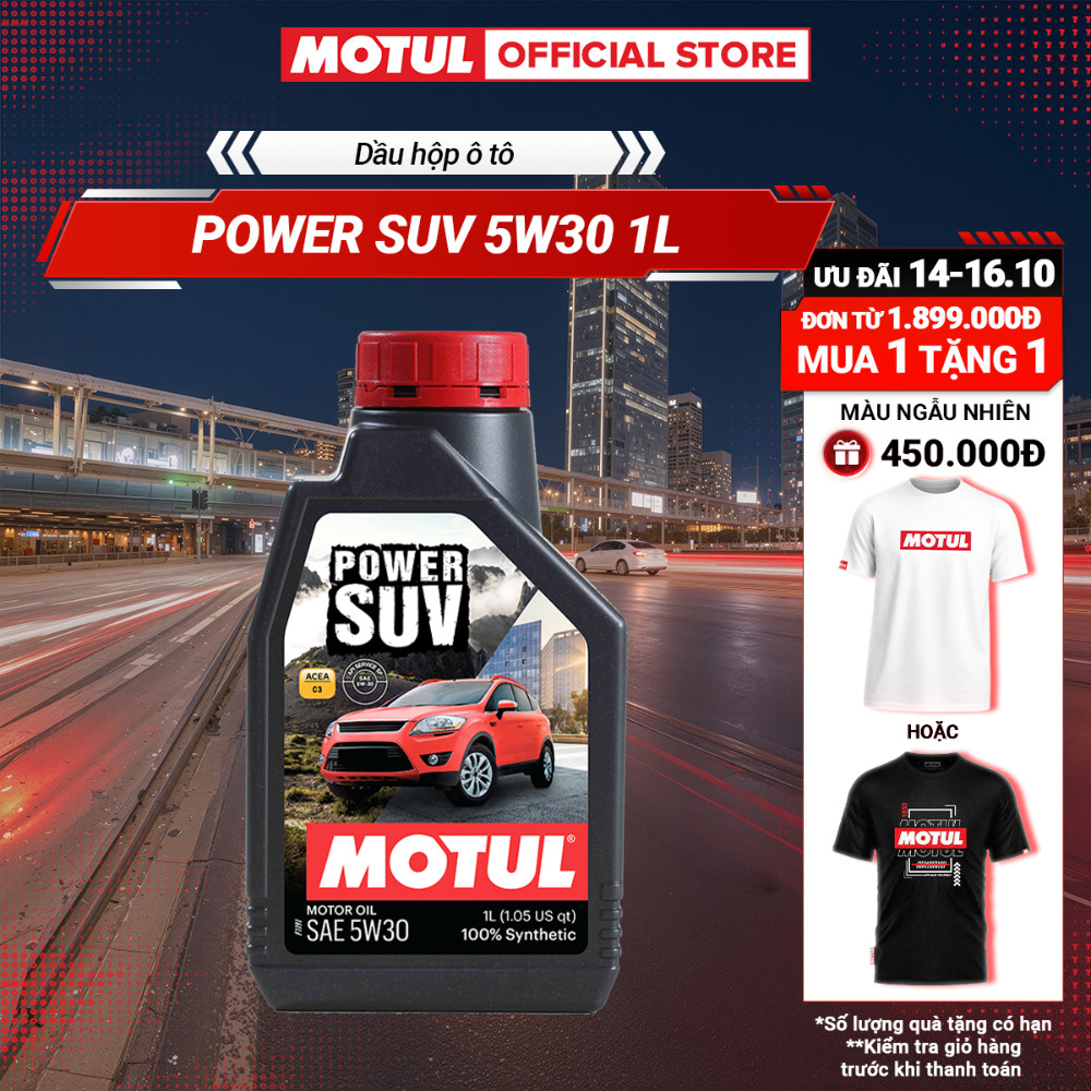 Dầu nhớt xe ô tô MOTUL POWER SUV 5W30 1L