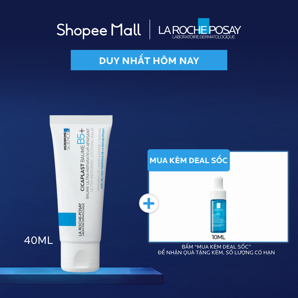 Kem Phục Hồi Đa Năng & Dưỡng Ẩm La Roche-Posay Cicaplast Baume B5+ (40ml) giúp phục hồi da sau 1 lần sử dụng