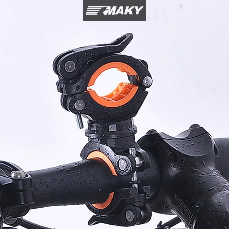 Newwellknownepic 360°Xoay Xe Đạp Kẹp Kẹp Đèn Pin Gắn Giá Đỡ Xe Đạp Đèn LED Đèn Pin Đèn Pin Gắn Giá Đỡ Phụ Kiện VN