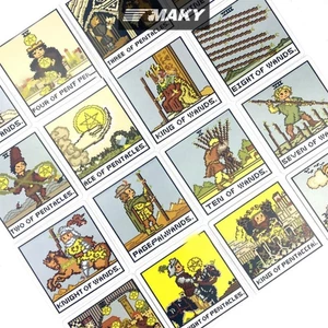 Newwellknownepic 1Box 8 Bit Fantasy Deck Card Tiên tri Bói toán Gia đình Đảng Board Game VN