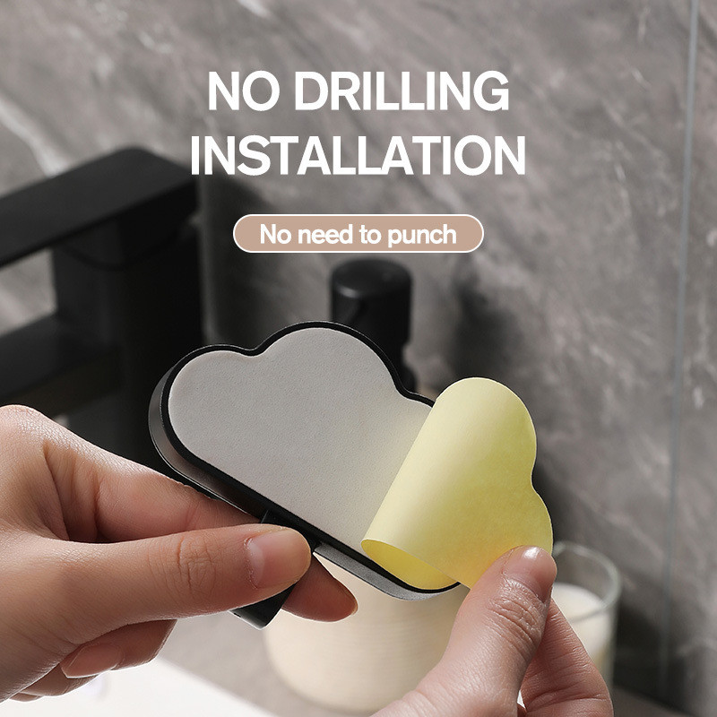 1 Cái Sáng Tạo Mặt Trời Mặt Trăng Móc Không Đục Lỗ Treo Tường Chịu Lực Mạnh Phòng Tắm Nhà Vệ Sinh Traceless Dính Móc