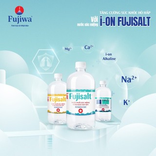 Thùng 12 Chai Nước Súc Miệng Fujisat Biển or Fujisat The Mát 680ml Chăm sóc răng miệng, sát khuẩn vòm họng giảm đau họng