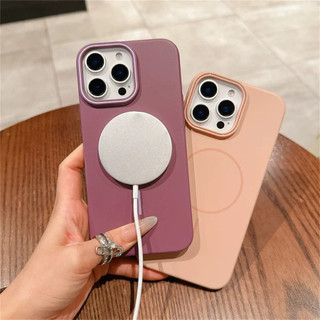 Ốp điện thoại mờ sạc không dây từ tính cho iPhone 13 Pro Max 13 12 mini 12 Pro Max 11 Pro Max Vỏ silicon PC chống sốc