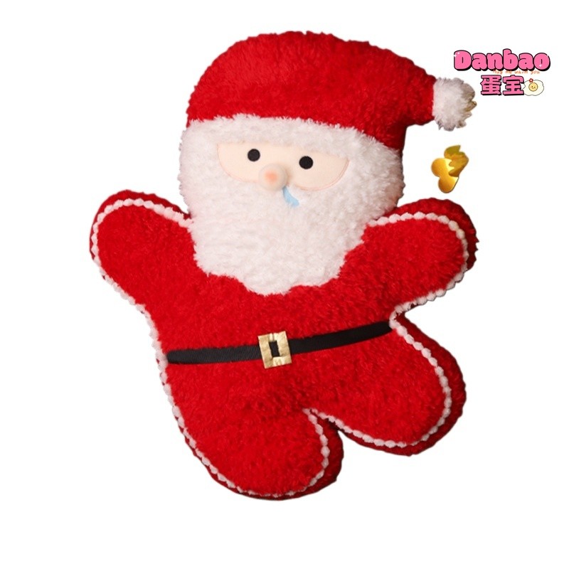 ((DANBAO) Quà tặng Giáng sinh trong Truyện cổ tích Đồ chơi sang trọng Gối ông già Noel dễ thương Cây thông Noel Chất liệu nai sừng tấm Quà tặng mềm cho bạn bè Quà tặng Giáng sinh Đồ chơi DANBAO