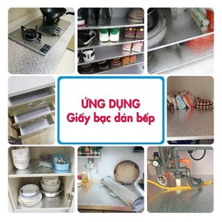 Cuộn giấy bạc dán bếp đa năng - Chống thấm, cách nhiệt, giữ sạch bề mặt