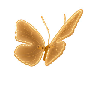 SHUPUN LED Fluttering Butterfly, Đèn LED bướm chống nước 40 / 60cm, Đèn LED tĩnh thực tế Mô phỏng trang trí bướm Sân vườn ngoài trời / Trang trí tường