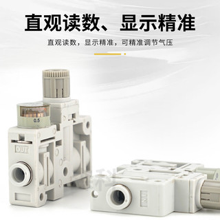 Van điều chỉnh áp suất ARM5SA Loại van giảm áp loại hộp đựng vi mô ARM5SA-06A / 08A / 18A / 20A Van điều chỉnh khí nén