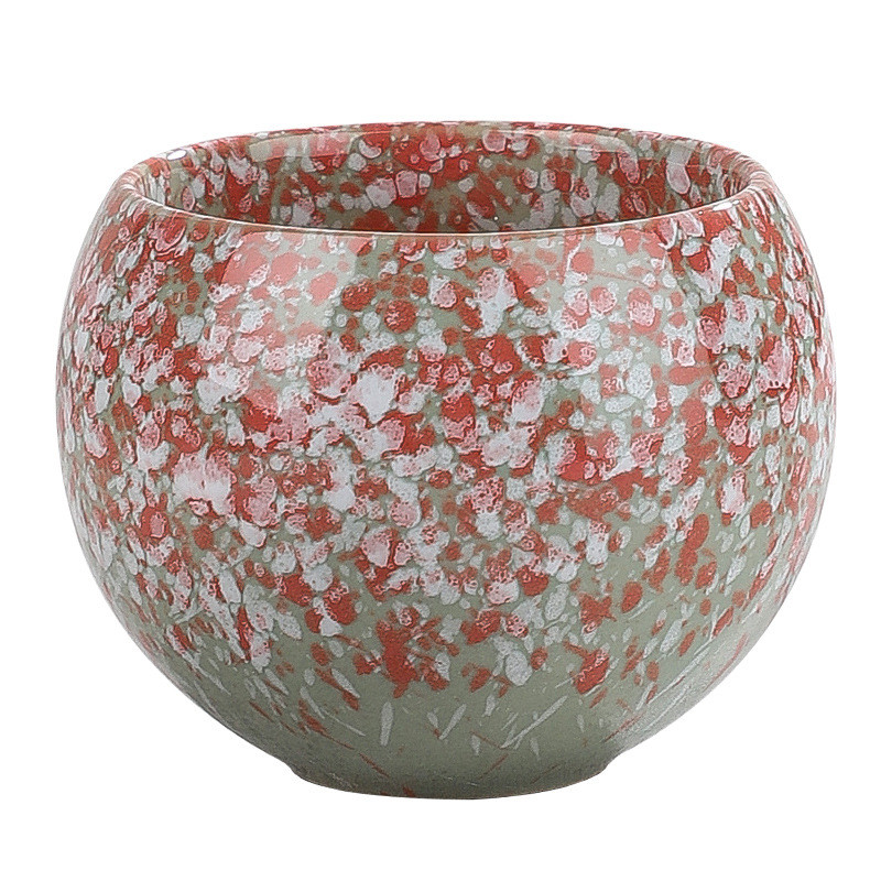 Gốm Tianmu Glaze Kiln Thay Đổi Cốc Xây Dựng Sakura Rồng Trứng Cốc Không Màu Cốc Kung Fu Trà Master Cup Bát Trà Quà Tặng 7PB2
