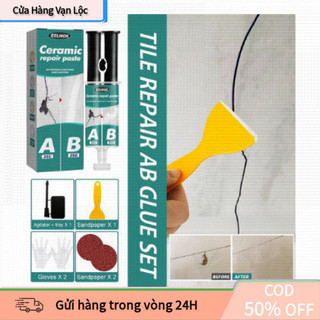 【vạn】 Keo Dán Sửa Gạch Tường, Sàn Nhà – Bộ Chất Độn Keo Ma Thuật Dùng Cho Gạch Vỡ, Rạn Nứt