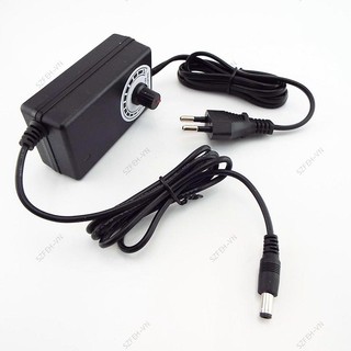 Bộ chuyển đổi đa năng 3V-12V 3A AC sang DC Bộ nguồn có thể điều chỉnh Bộ sạc điện biến áp cho đèn LED CCTV F3 @ VN