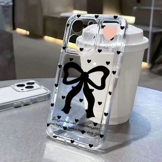 Vỏ Điện Thoại Mũi Sóng Nơ Cho OPPO Reno 14F 13F 12F 11F 13 12 11 14 Pro Reno13 F 5G Vỏ Trong Suốt Bảo Vệ Toàn Diện Sáng Tạo Thiết Kế Mới Bảo Vệ Ống Kính Ốp Lưng Retro Dễ Thương