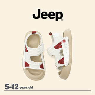 JEEP Baotou Dép Bé Trai Bé Gái Mùa Hè Đế Mềm Chống Trơn Trượt Thoáng Khí Ngoài Trời Vừa Lớn Trẻ Em Đi Biển Giày