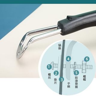 Chảo chống bỏng tay cầm lỗ đơn đa năng, dùng cho sữa/chiên, tay cầm chống bỏng