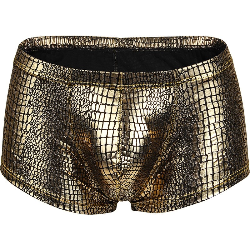 Túi đeo chéo eo thấp họa tiết rắn - Quần lót boxer nam màu nổi bật