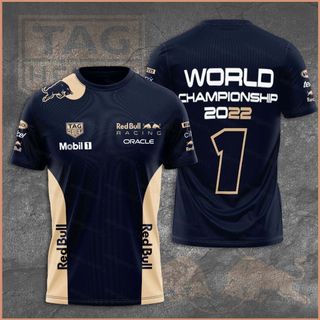 Áo Thun Người Hâm Mộ Red Bull Racing, Size Lớn, Phù Hợp Mặc Thể Thao