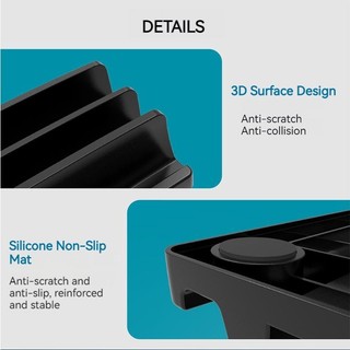 Giá đỡ đứng kép, có thể đồng thời chứa laptop và máy tính bảng，chân đỡ laptop，giá đỡ laptop 15.6 inch
