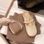 SAMO 1 Đôi Toe Mules, Sandal Flat Strap Flat Mule Flat, Ngón Chân Tròn Nhẹ Thoải Mái Mềm Slip on Flats Trang Phục Hàng Ngày