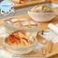 Pufangbliss Giỏ đựng bánh mì nghệ nhân mây tự nhiên có lớp lót vải hình bầu dục để chống hoàn hảo VN