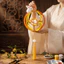 Đèn lồng lễ hội trung thu DONOVANQQ, Túi chất liệu DIY Đèn lồng thỏ lăn vẽ tay, Đèn lồng thỏ thủ công phát sáng phong cách truyền thống di động Lễ hội trung thu