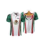 ATR3 3D In Cờ Mexico Áo Sơ Mi Polo Thích Hợp Cho Nam Nữ Áo Thời Trang Tay Ngắn Nút Áo Sơ Mi POLO