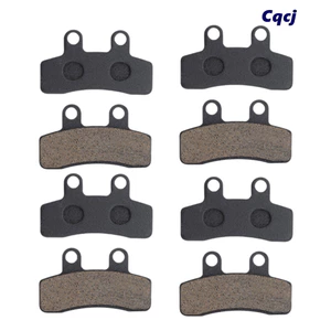 CQCJ 4 Cặp Má Phanh Đĩa Trước, Má Phanh Caliper Đĩa Đen Nhỏ Gọn, Cho 50cc 70cc 110cc 125cc 150cc Hố Bụi Bẩn Xe Đạp ATV Quad, Phù Hợp Cho CRF50 CRF70 SSR SDG Taotao Coolster