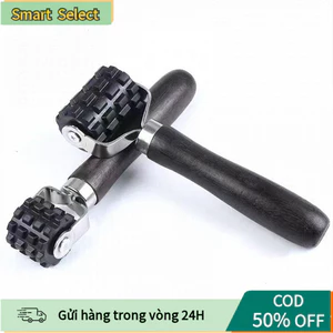 Con Lăn Bánh Xe Gồ Cách Âm - Tay Cầm Gỗ, POM Bền, 3cm/5cm