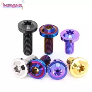 Bu lông titan BORAGETE, Vít đầu Torx M6x10, M6x20 chất lượng cao với dây buộc xe máy đầu Torx