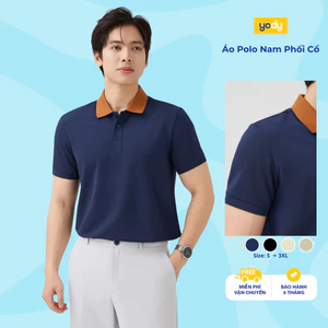 Áo Polo Nam Yody Ngắn Tay Cổ Phối Bo MCPO25A517