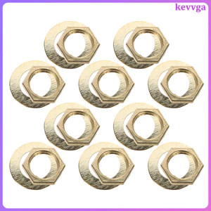10 Bộ Đồng Hồ Thạch Anh Vàng Cơ Chế Phụ Kiện Kim Loại Cao Su Hạt Vòng Giặt Bộ Dụng Cụ Sửa Chữa kevga