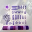 SAIA 80 Bộ Phụ Kiện Tóc, Kẹp Vuốt Hoa Ngọt Ngào Dễ Thương, Dây Buộc Tóc Macaron Scrunchies Sang Trọng Cho Nữ Bé Gái