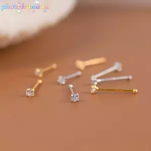 Photoframe 1 Chiếc Thép Titan Zircon Bông Tai Dành Cho Nữ Bé Gái Đảng Mới Mỹ Món Quà Trang Sức VN