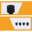 Photoframe 3 / 8 "đến 1 / 4" Nam sang Nữ Ren Vít Gắn Adapter Chân Máy Tấm Vít Gắn VN