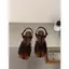 TT La Mã Bện Sandal Nữ Mùa Hè Da Thật Nêm Gót Vuông Ngón Chân Dây Đeo Sau Dép Dép Nữ Giày Đi Biển