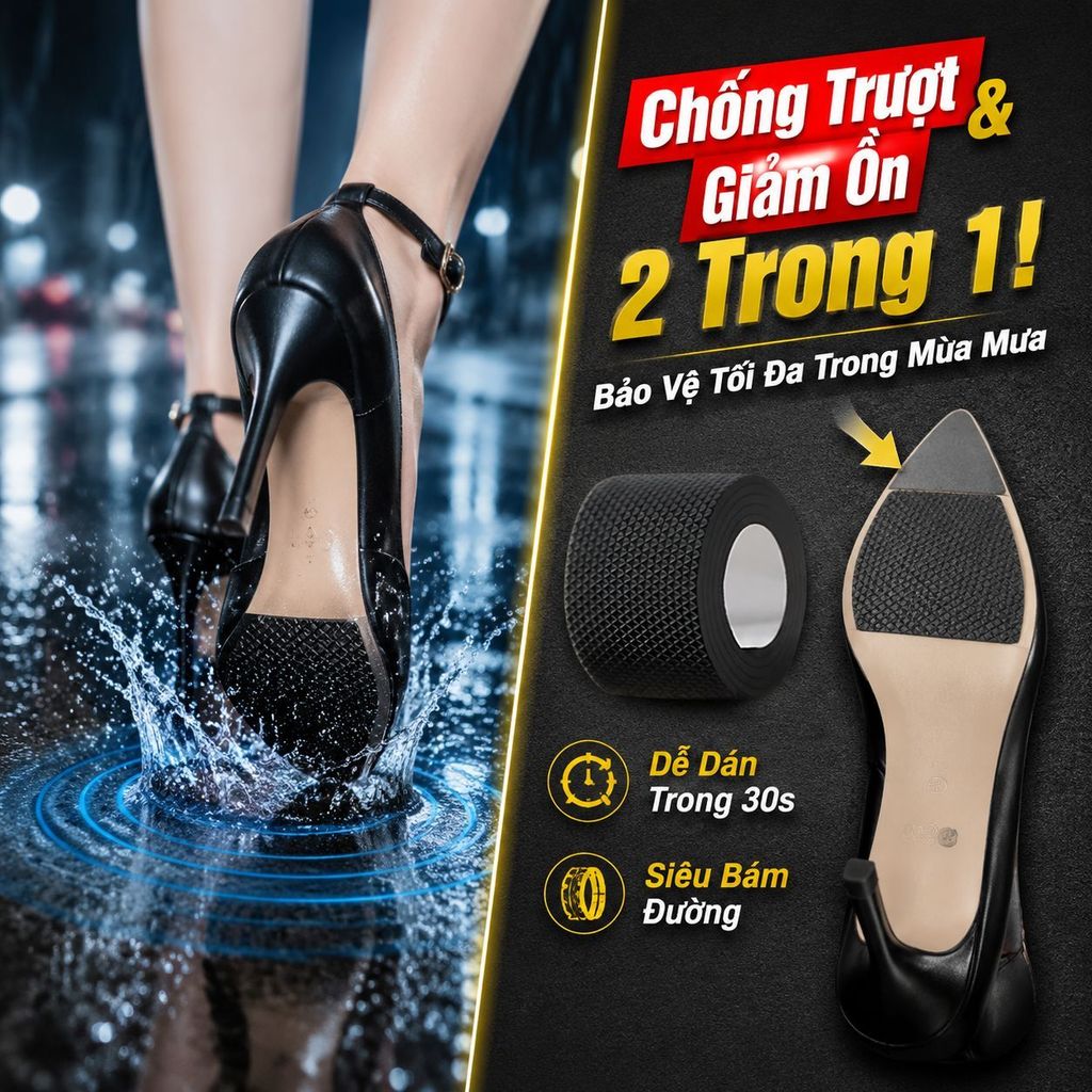⚡COD⚡Lót Đế Giày Chống Trượt Tự Dính/Miếng Dán Giảm Âm Giày Cao Gót/Đế giày cao gót chống trượt/đế giày mềm chống mài mòn/đệm chân bàn và đệm chống va chạm
