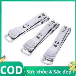 Trong Kho 1 cái/bộ Nail Clipper Thép Không Gỉ Móng Tay Móng Chân Cắt Móng Tay Cắt Cá Tuyết