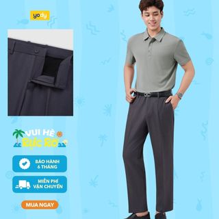 [BST EASY OFFICE] Quần Âu Nam Cạp Chun Siêu Phẳng MOTR26A003