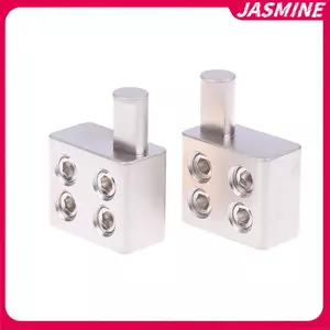 JASMINE 1 Cặp Bộ Chia Âm Thanh Ô Tô Dây Cấp Nguồn Thiết Bị Đầu Cuối Bộ Khuếch Đại Âm Thanh Kép 1 / 0 Đồng Hồ Đo Đến 1 / 0 Amp Bộ Giảm Tốc Đầu Vào Xả JASMINE
