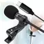GE 1.5m Mini Di Động Micro Condenser Kẹp Ve Áo Mic Có Dây USB 3.5mm Loại C Micro Cho Laptop PC Camera VN