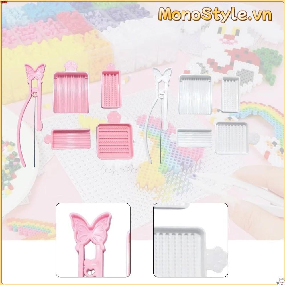 Bộ 3-5 cái nhíp kim đơn và hạt cầu chì, dụng cụ handmade hiệu quả cho đính cườm
