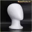 Đầu mannequin xốp Monostyle trắng, ổn định nhẹ để trưng bày tóc giả