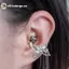 GE Tai Kẹp Bông Tai Cho Tai Nghe Bướm Đính Hạt Phong Cách Sáng Trang Trí Nhẹ Trang Sức Cho Nữ Đảng Hoặc Sử Dụng Hàng Ngày VN