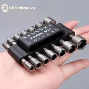 GE 9 / 14 CÁI Soet Cờ lê lục giác bên trong Tay cầm lục giác Tua vít Soet Thanh nối dài Tua vít khí nén Bộ dụng cụ lắp VN