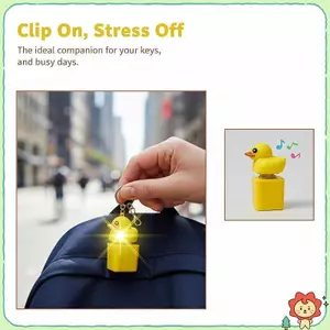 Croaking Ếch Fidget Móc Khóa Có Âm Thanh Đèn LED Di Động Mini Giảm Căng Thẳng Đồ Chơi Vòng Chìa Khóa Cho Du Lịch Sử Dụng Văn Phòng Tại Nhà