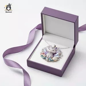 Mặt dây chuyền tráng men cáo chín đuôi độc đáo Nelace Thần thoại Trung Quốc theo chủ đề Trang sức nhẹ dành cho nữ Phụ kiện ngày dự tiệc Mới