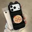 Chó Waffle đáng yêu Đối với trường hợp iPhone 17pro iphone16/15/14 lỗ lớn 13/12/11 mới